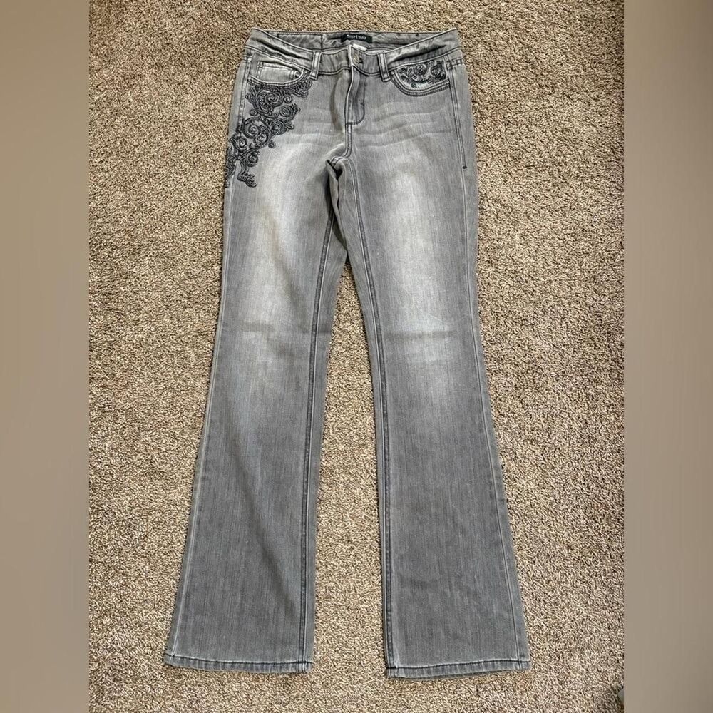White-house-black-market Women's Grey Jeans